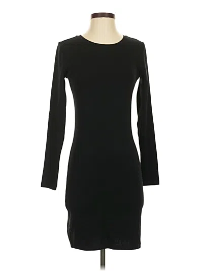 Pre-owned Zara Casual Dress In Black