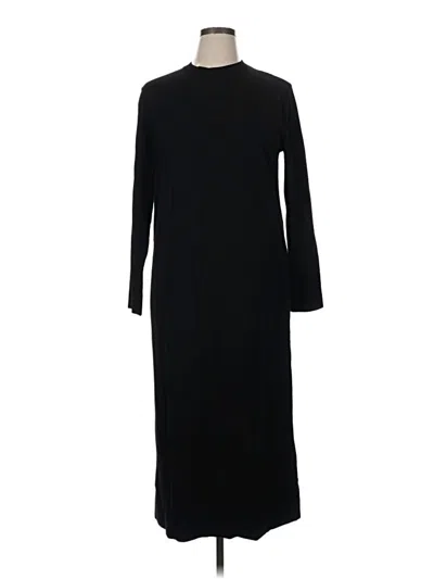 Pre-owned Zara Casual Dress In Black