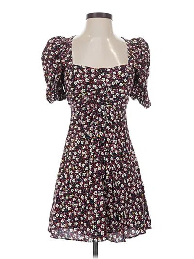 Pre-owned Zara Casual Dress In Black