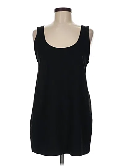 Pre-owned Zara Casual Dress In Black
