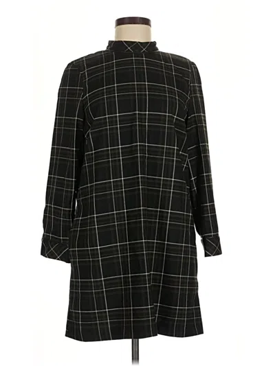 Pre-owned Zara Casual Dress In Black
