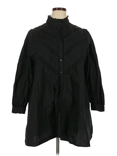 Pre-owned Zara Casual Dress In Black