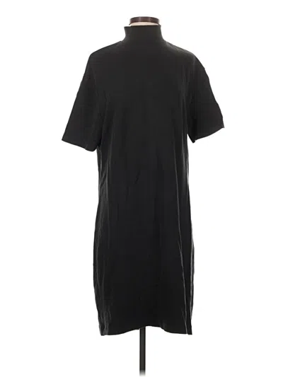 Pre-owned Zara Casual Dress In Black