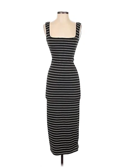 Pre-owned Zara Casual Dress In Black