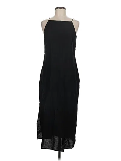 Pre-owned Zara Casual Dress In Black