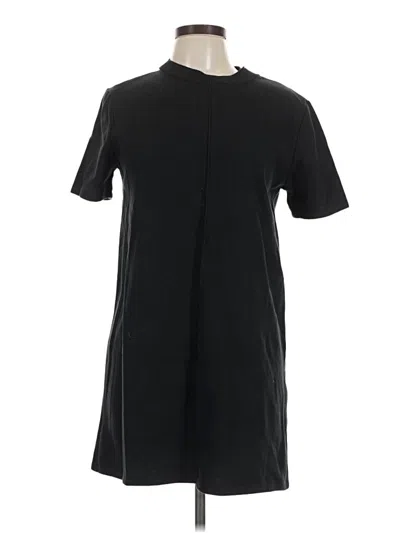 Pre-owned Zara Casual Dress In Black