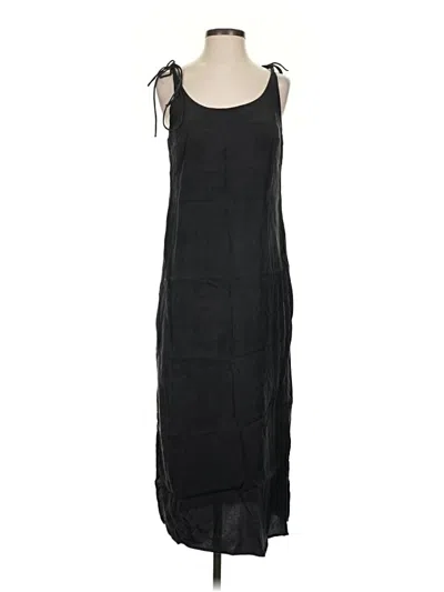 Pre-owned Zara Casual Dress In Black