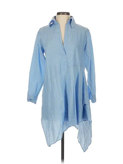 Pre-owned Zara Casual Dress In Blue