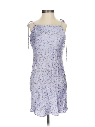 Pre-owned Zara Casual Dress In Blue