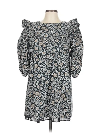 Pre-owned Zara Casual Dress In Blue