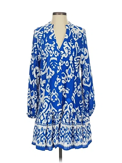 Pre-owned Zara Casual Dress In Blue