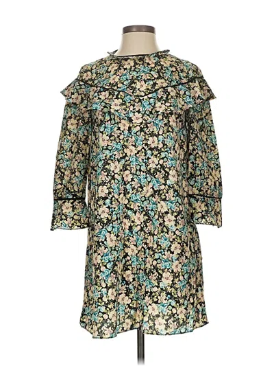 Pre-owned Zara Casual Dress In Blue