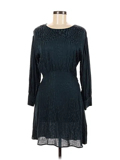 Pre-owned Zara Casual Dress In Blue