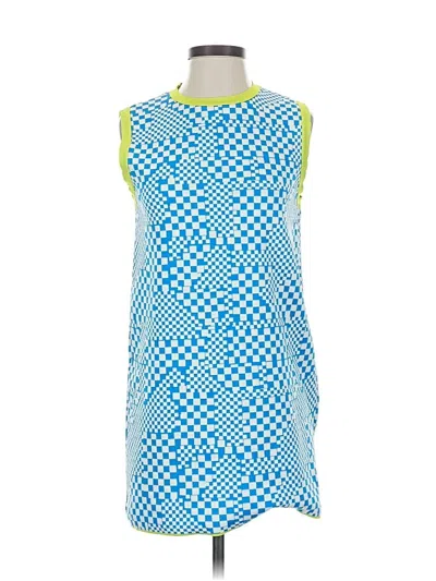 Pre-owned Zara Casual Dress In Blue