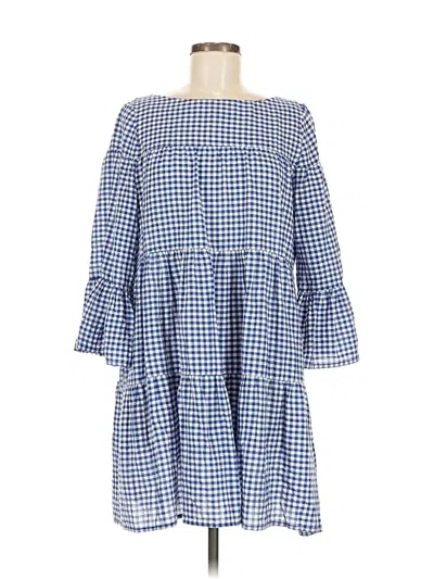 Pre-owned Zara Casual Dress In Blue