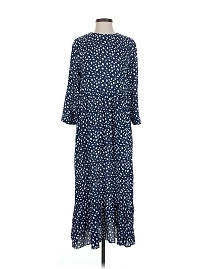 Zara Casual Dress In Blue