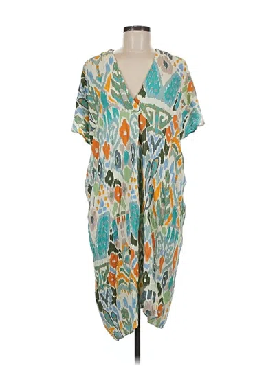 Pre-owned Zara Casual Dress In Blue