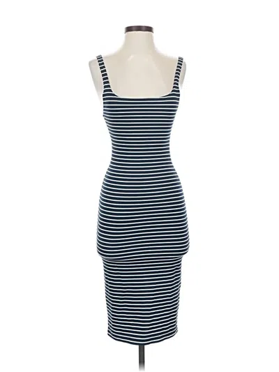 Pre-owned Zara Casual Dress In Blue