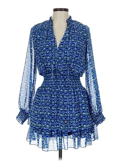 Pre-owned Zara Casual Dress In Blue