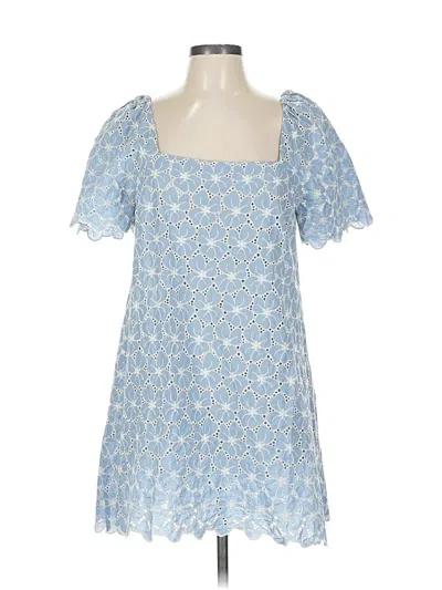 Pre-owned Zara Casual Dress In Blue
