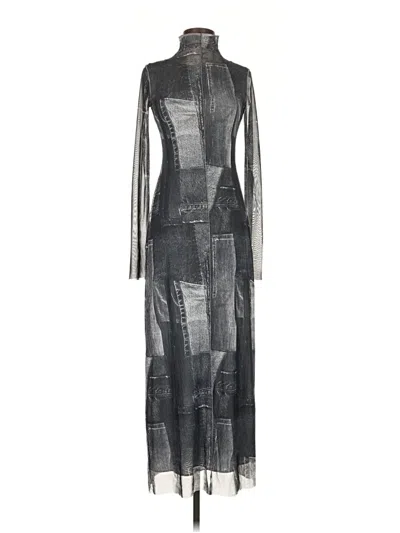 Pre-owned Zara Casual Dress In Blue