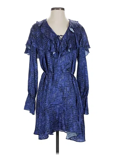 Pre-owned Zara Casual Dress In Blue