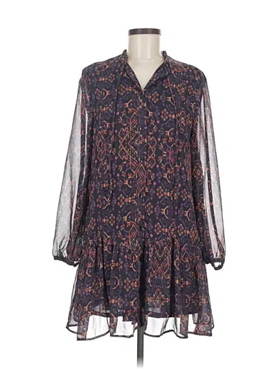 Pre-owned Zara Casual Dress In Blue