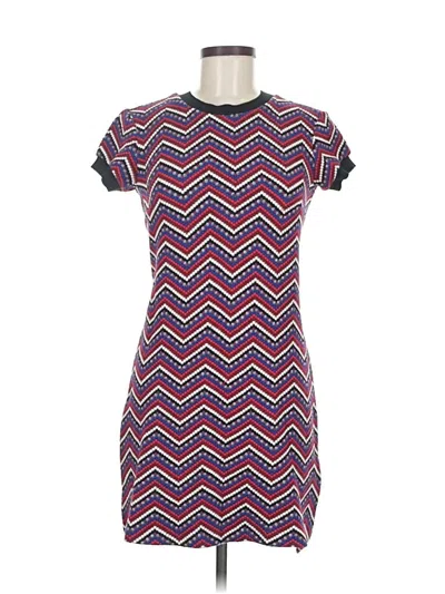 Pre-owned Zara Casual Dress In Blue