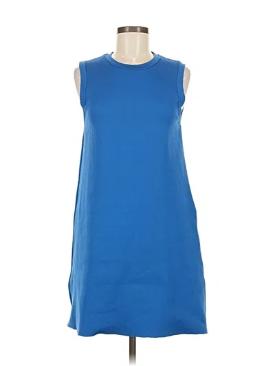 Pre-owned Zara Casual Dress In Blue