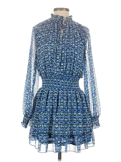Pre-owned Zara Casual Dress In Blue