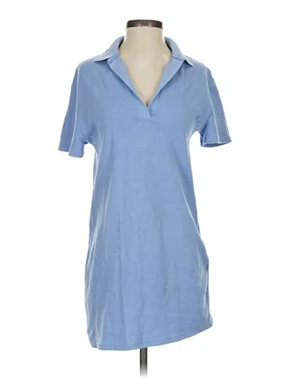 Pre-owned Zara Casual Dress In Blue