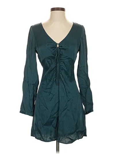 Pre-owned Zara Casual Dress In Blue