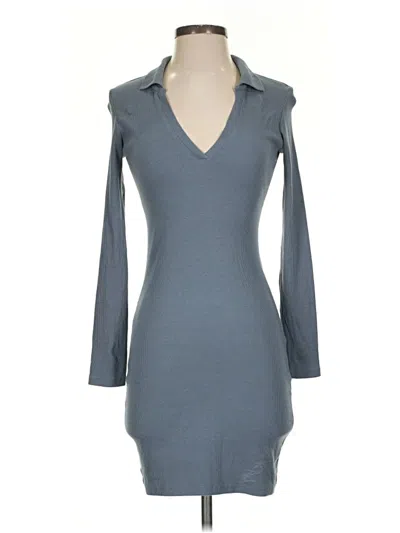 Pre-owned Zara Casual Dress In Blue