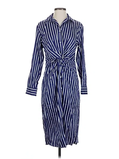Pre-owned Zara Casual Dress In Blue