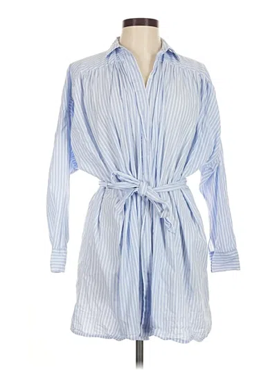 Pre-owned Zara Casual Dress In Blue
