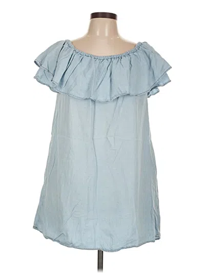Pre-owned Zara Casual Dress In Blue