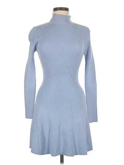 Pre-owned Zara Casual Dress In Blue