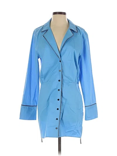 Pre-owned Zara Casual Dress In Blue