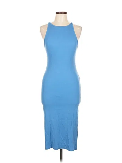 Pre-owned Zara Casual Dress In Blue