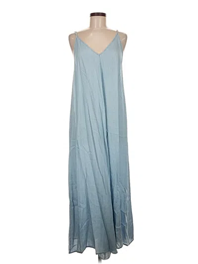 Pre-owned Zara Casual Dress In Blue