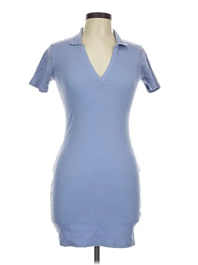 Pre-owned Zara Casual Dress In Blue