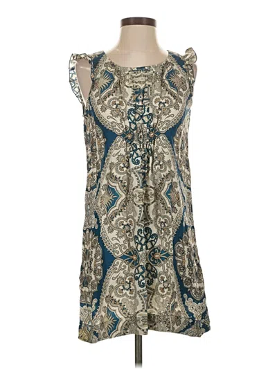 Pre-owned Zara Casual Dress In Blue