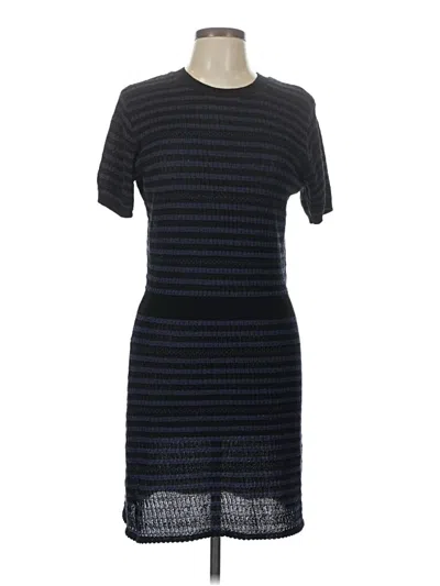 Pre-owned Zara Casual Dress In Blue