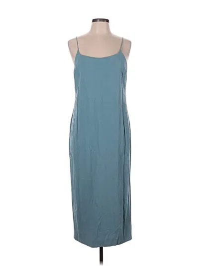 Pre-owned Zara Casual Dress In Blue