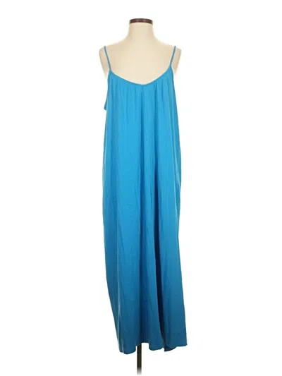 Pre-owned Zara Casual Dress In Blue