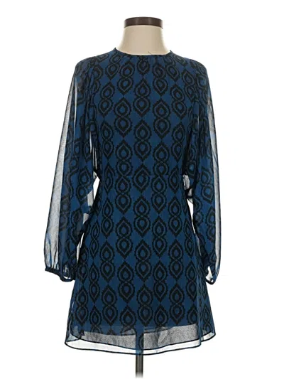 Pre-owned Zara Casual Dress In Blue