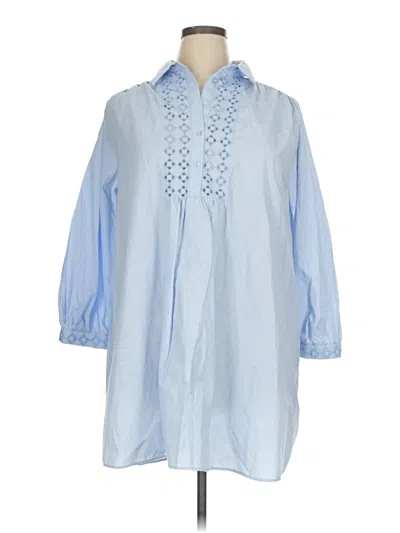 Pre-owned Zara Casual Dress In Blue
