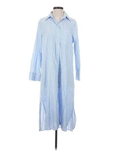 Pre-owned Zara Casual Dress In Blue