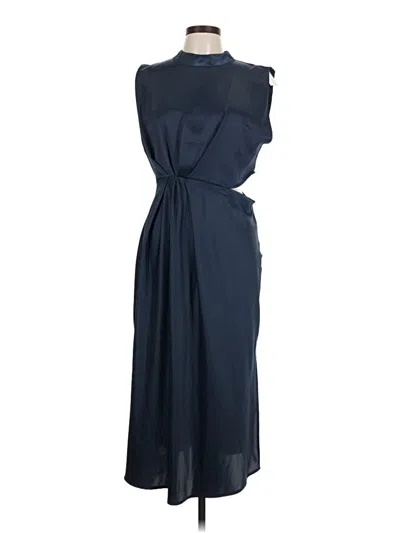 Pre-owned Zara Casual Dress In Blue