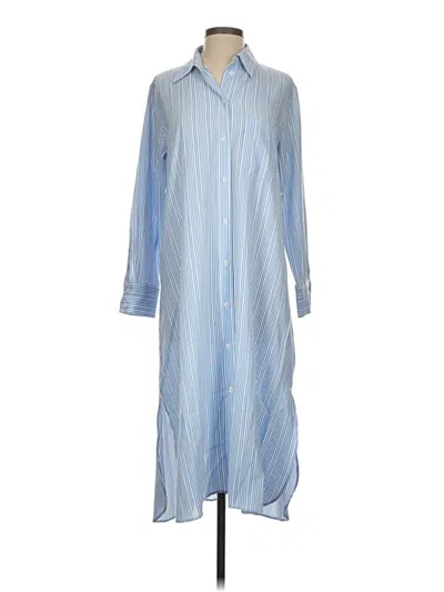 Pre-owned Zara Casual Dress In Blue